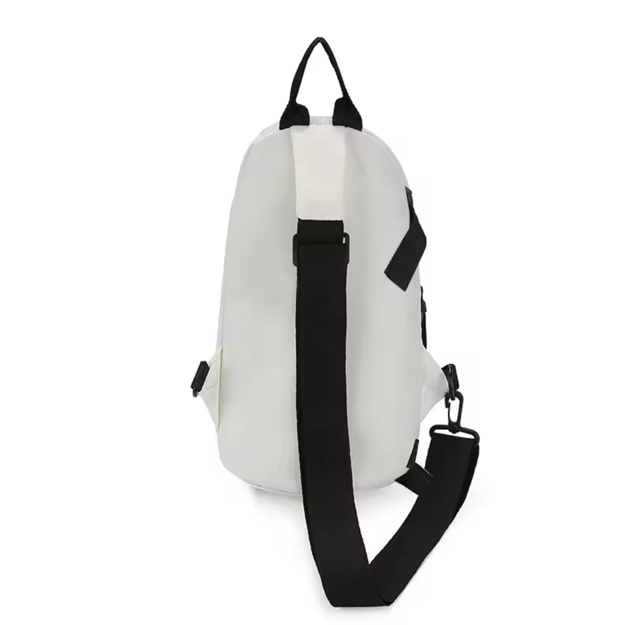 Waterproof chest bag with adjustable strap – available in white and black